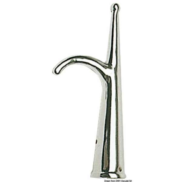 Gancio d’accosto in ottone cromato