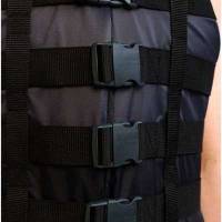 Gilet Jobe con 4 fibbie nero