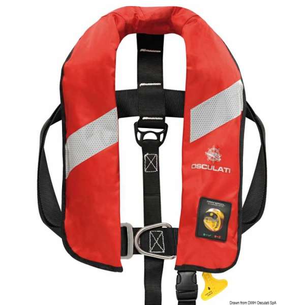 Giubbotto salvagente autogonfiabile Security 165 N (EN ISO 12402-3) con HAMMAR