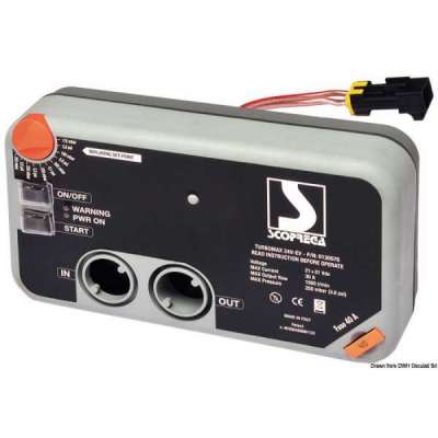 Gonfiatore elettrico per gommoni BRAVO Turbo Max Kit