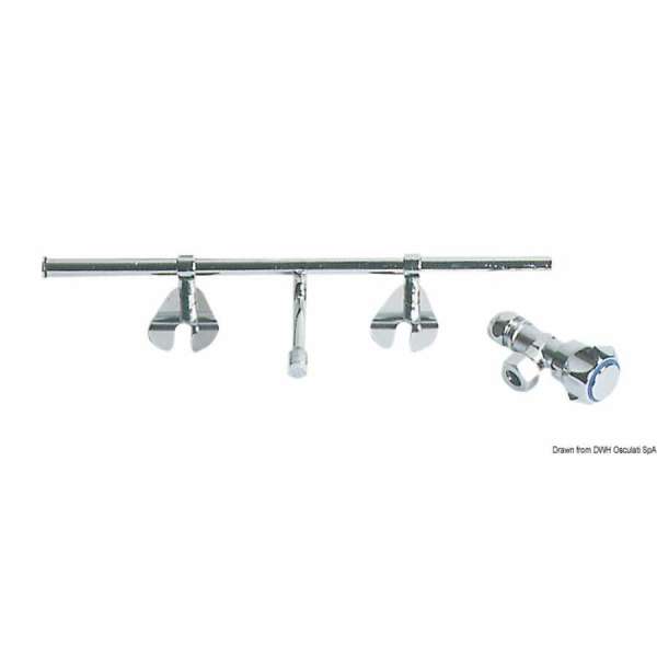 Gruppo bidet in ottone cromato