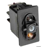 Interruttore a bascula impermeabili IP56 Marina R doppio LED