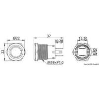 Interruttore FLAT in acciaio inox