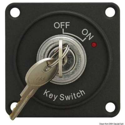 Interruttore ON-OFF con chiave e LED