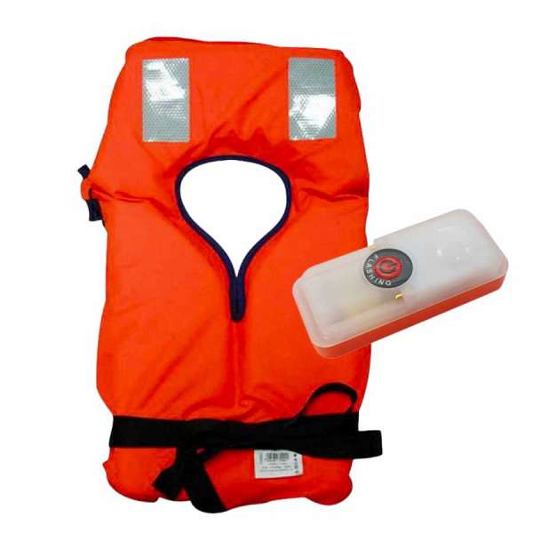 Kit 6 pezzi Giubbotto Salvagente Lalizas 100N e Luce LED Solas