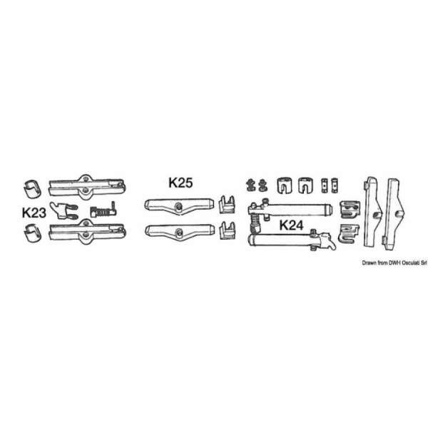 Kit adattamento cavi K23, K24, K25