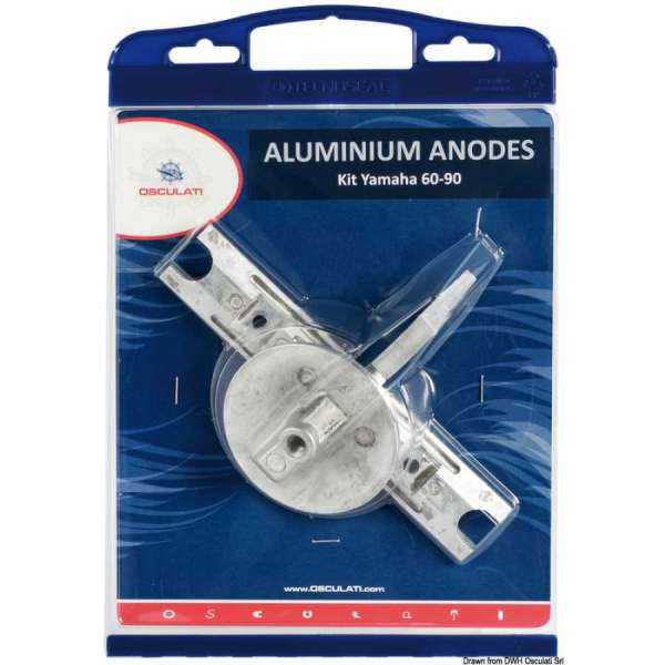 Kit anodi  alluminio per Yamaha 60/90 HP