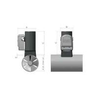 Kit Completo Elica di Prua Max Power CT 45 12V