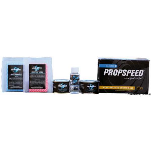  Kit vernice antiaderente siliconica antivegetativa PROPSPEED Oceanmax