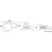 Kit verricello LEWMAR VX2 basso/alto (700 W)