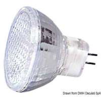 Lampadina alogena con riflettore dicroico base G4