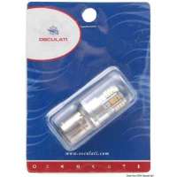 Lampadina LED SMD zoccolo BA15D per faretti con copertura in vetro dei LED