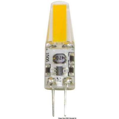 Lampadina LED - zoccolo G4 a luce 360°