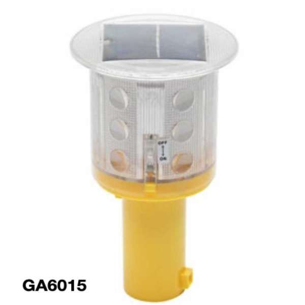 Luce di segnalazione LED intermittente, con pannello solare
