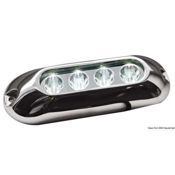 Luce subaquea LED per plancette, specchi di poppa, carene e pozzetti