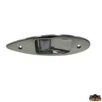 Luci di via a LED a basso consumo in acciaio inox lucidato a specchio per fisaggio ad incasso a murata
