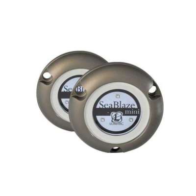  Lumitec SeaBlaze Mini, COPPIA luci LED subacquee Blu 