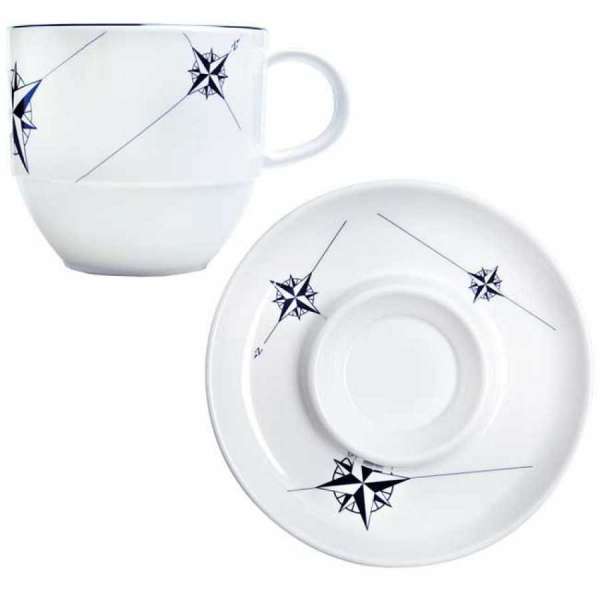 Marine Business 6 set colazione/tè melamina NORTHWIND 