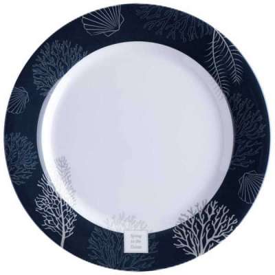 Marine Business set 6 piatti piani melamina LIVING