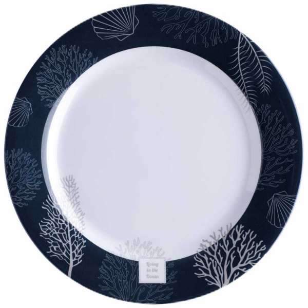 Marine Business set 6 piatti piani melamina LIVING