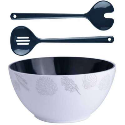 Marine Business set insalatiera con posate melamina LIVING