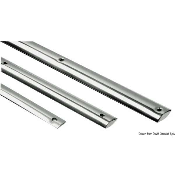 Mezzo tondo in Acciaio Inox AISI 316 lucidato a specchio