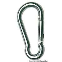 Moschettone in acciaio inox AISI 316 lucidato a specchio