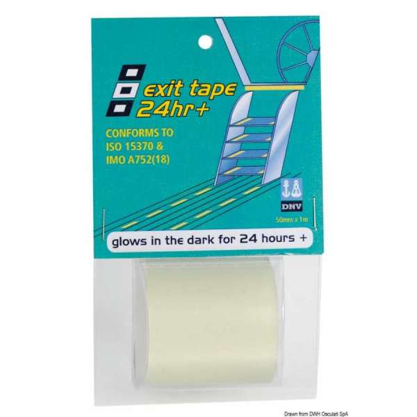 Nastro adesivo luminescente PSP MARINE TAPES Exit Tape
