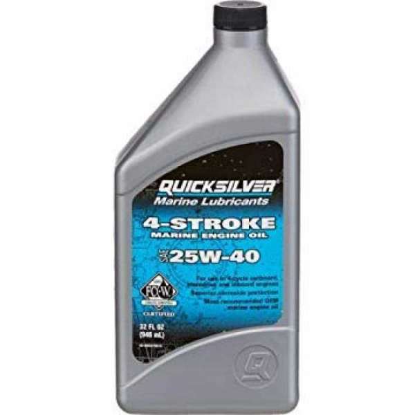 Olio Quicksilver 4 tempi Marine Engine 25W-40
