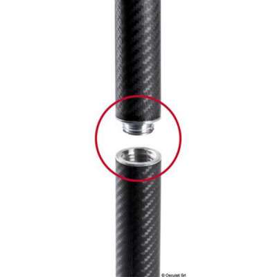 Palo in carbonio smontabile per tendalino