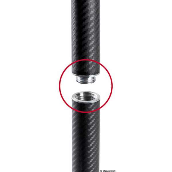 Palo in carbonio smontabile per tendalino