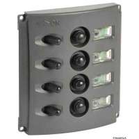 Pannelli elettrici con fusibili automatici e doppio LED