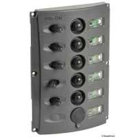 Pannelli elettrici con fusibili automatici e doppio LED
