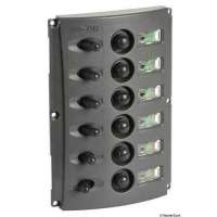 Pannelli elettrici con fusibili automatici e doppio LED