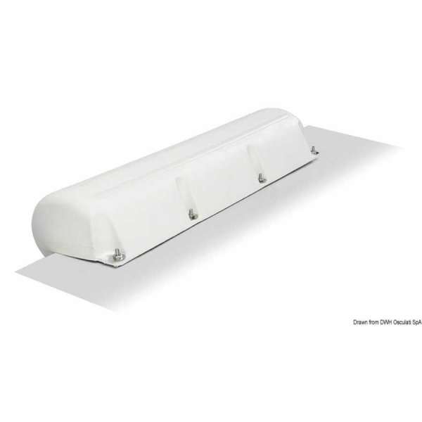 Parabordo in PVC bianco gonfiabile da pontile