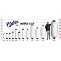 Parabordo POLYFORM F1 testa BLU