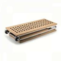 Passerella pieghevole TRIS con carabottino e struttura inox