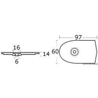 Piastrina per 6C/6D/8C