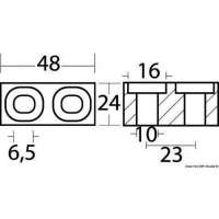 Piastrina per morsetteria 55/75/85/90/150/200/225 HP