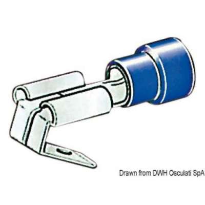 Piggy-Back faston doppio preisolato da 6,3 mm