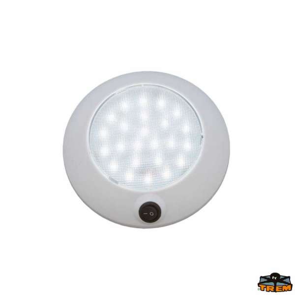 Plafoniera da appoggio a LED con interruttore