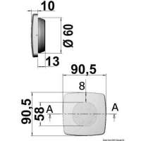Plafoniera LED da incasso Square