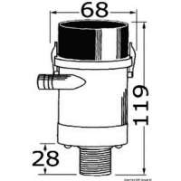 Pompa aeratrice RULE Pro-Series ad immersione per vasche del pescato