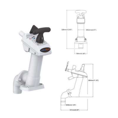 Pompa manuale compatibile Jabsco