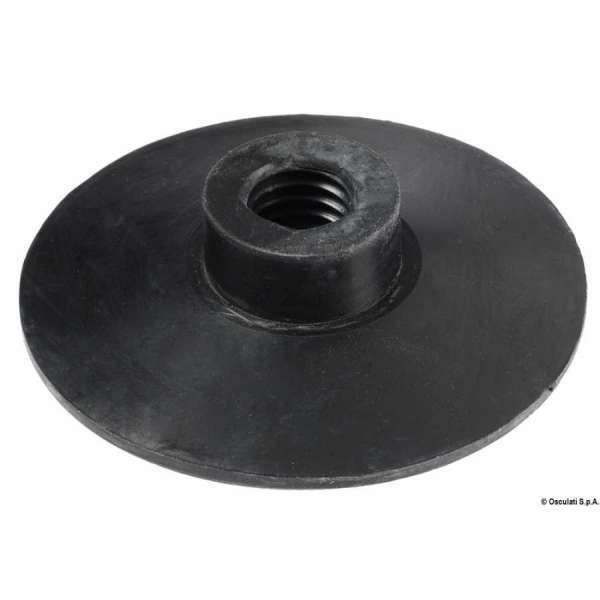 Porta bandiera diritto in EPDM con filetto