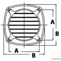 Presa d’aria in Acciaio Inox AISI 316 microfuso e lucidato a specchio