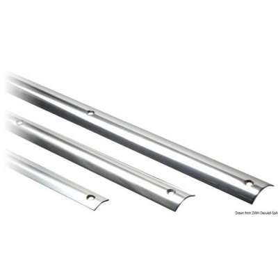 Profilo parabordo in Acciaio Inox lucidato a specchio e protetto