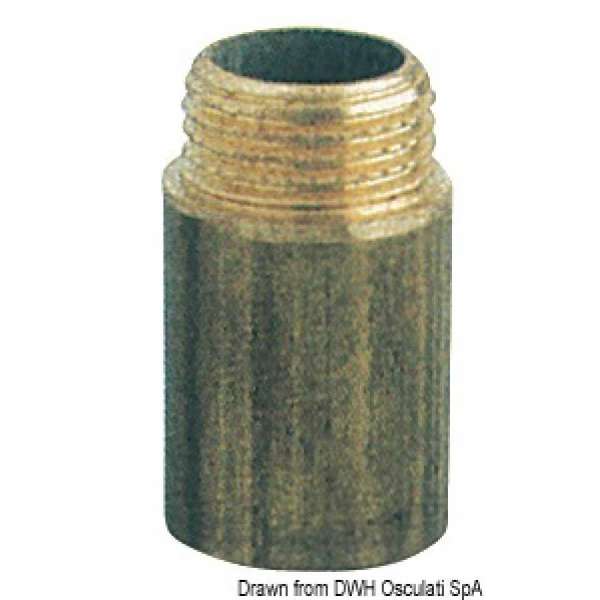 Prolunga in ottone maschio/femmina