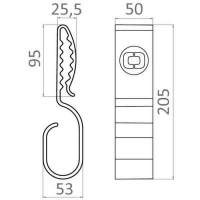 Reggicavi Cable Hook