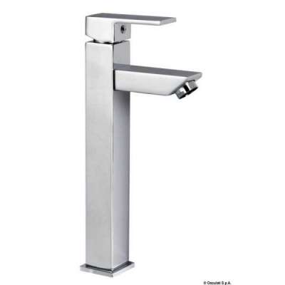 Rubinetto lavello bagno alto Square (da usare con lavelli tipo sporgente)